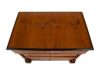 An Austrian Biedermeier Cherry and Ebonized Inlaid Commode — 19th Century