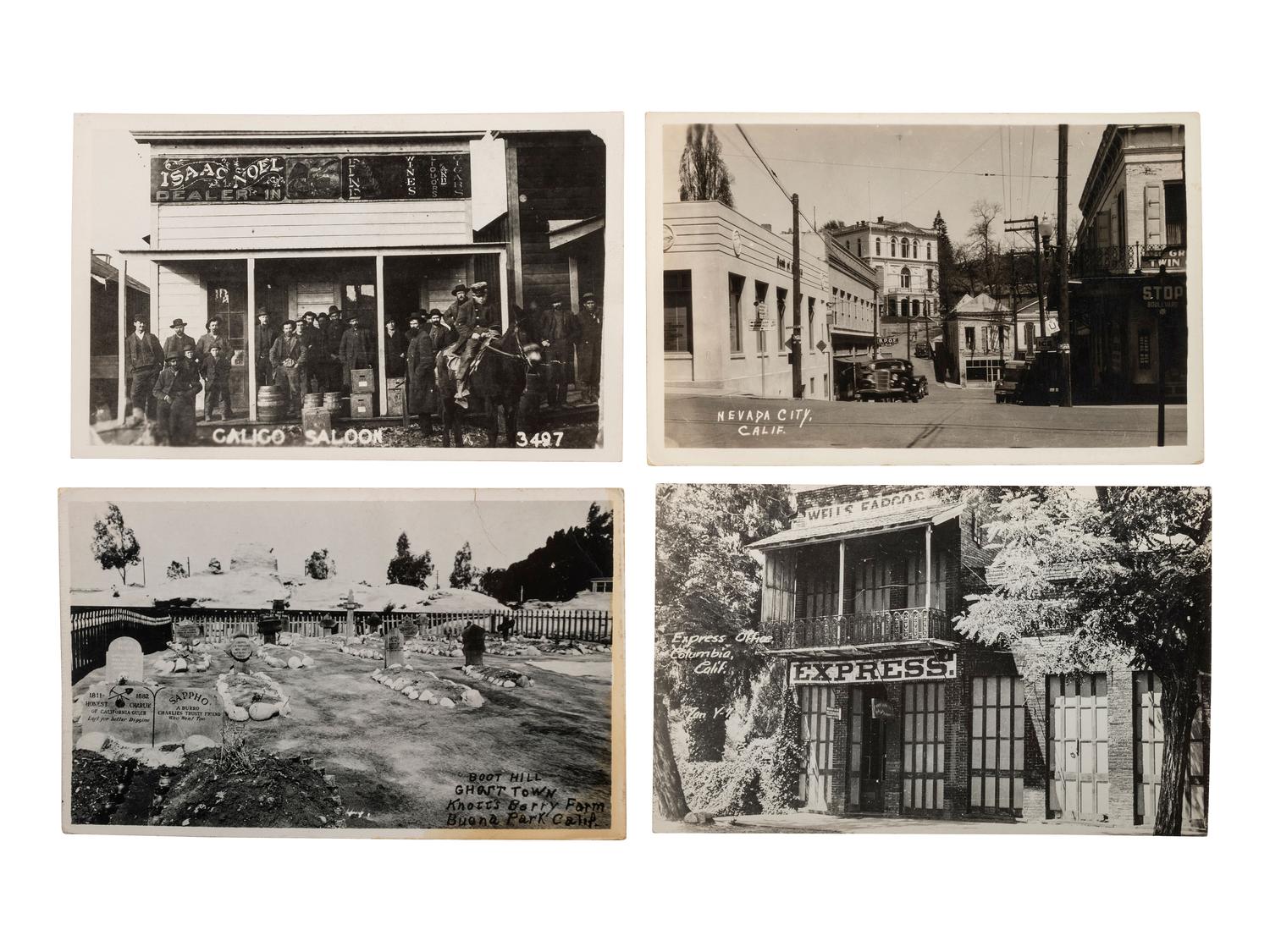 [WESTERN AMERICANA]. A group of 123 RPPCs & photographs of rural California.