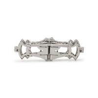 DIAMOND DOUBLE CLIP BROOCH