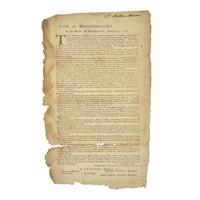 [American Revolution] Printed Broadside: A Call to Arms for the Continental Army