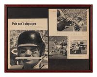 A Group of Six Newspaper and Magazine Clippings Formerly Displayed at Mike Ditka’s Restaurant