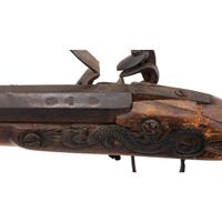 Period Shortened Flintlock Northwest Trade Gun by Barnett