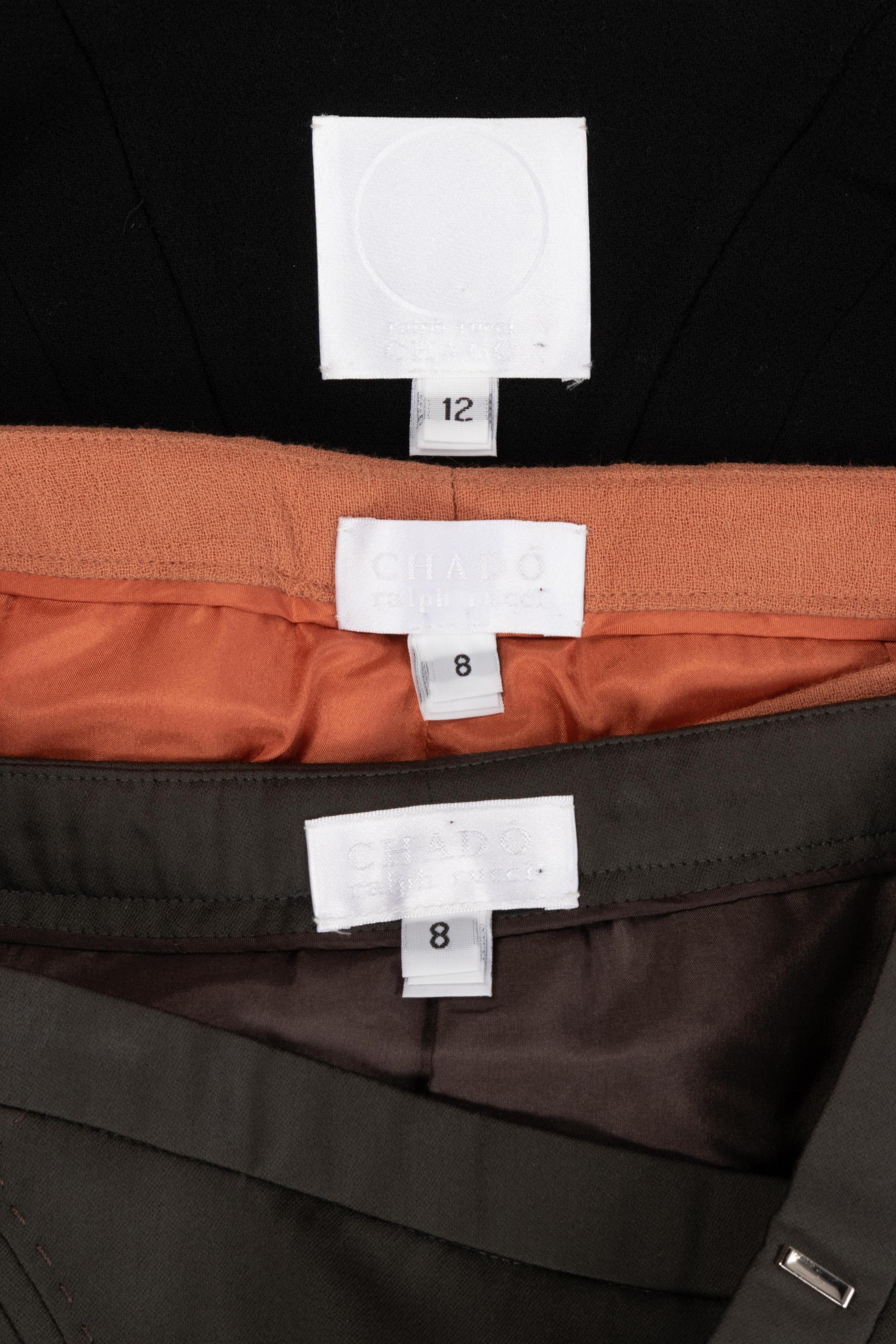 Three Chado Ralph Rucci Pieces, 1990-2000s