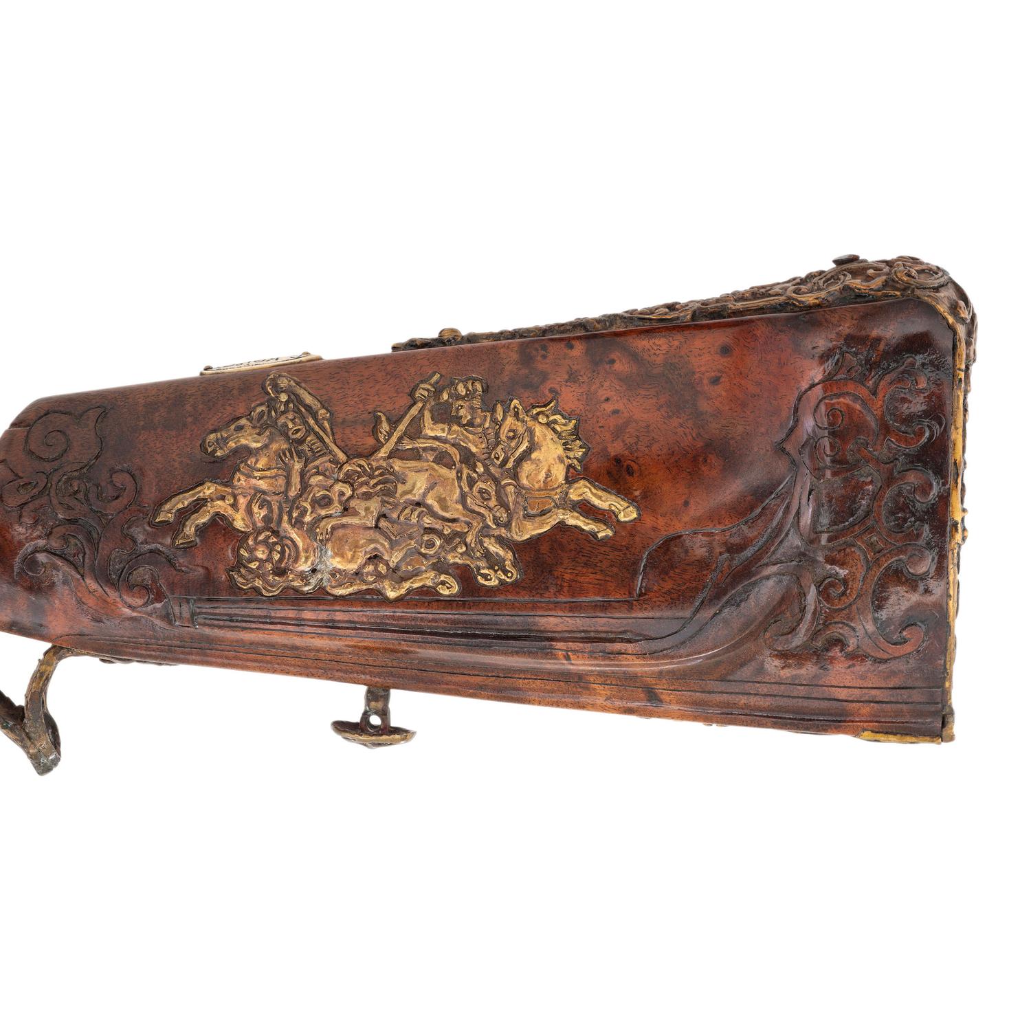 Contemporary Flintlock Jaeger Rifle after Georg Keiser of Vienna