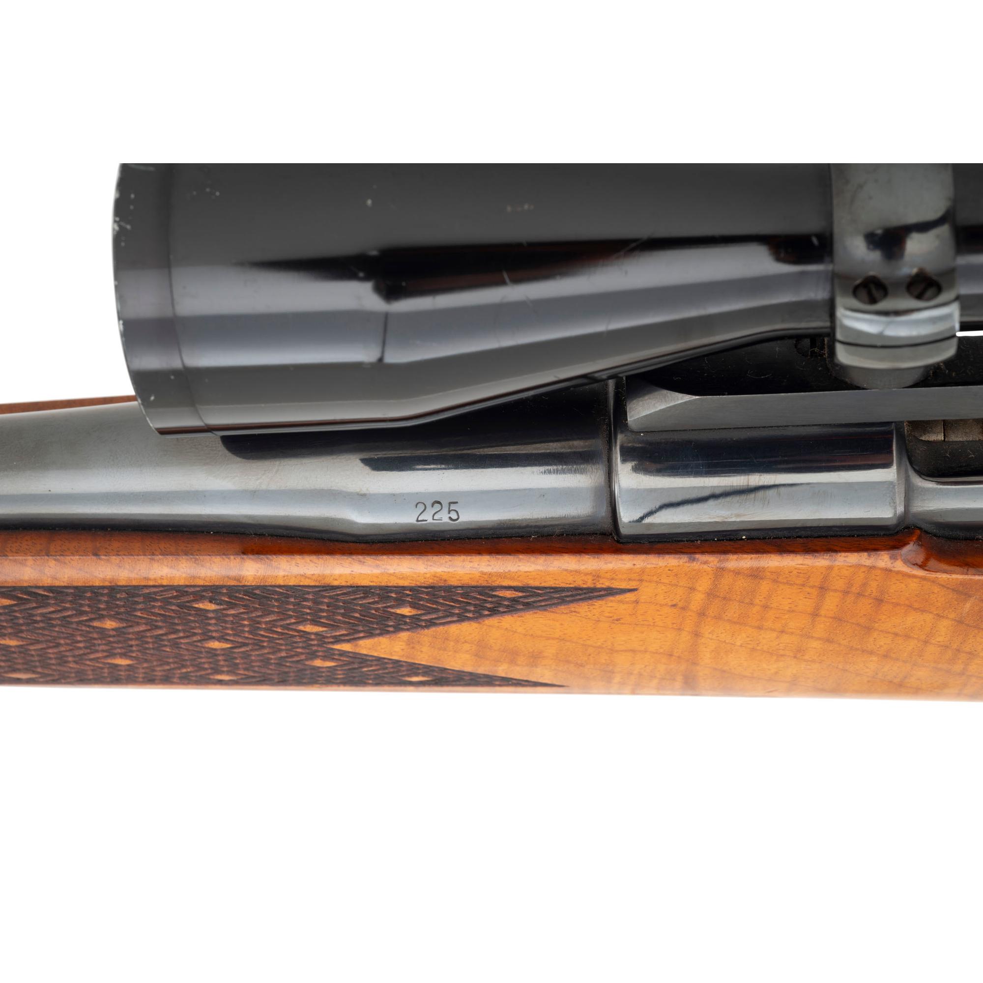** Sporterized Mauser 98 with Sleeved Barrel and Weaver Scope