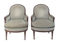 A Pair of Louis XVI Style Armchairs — 20TH CENTURY
