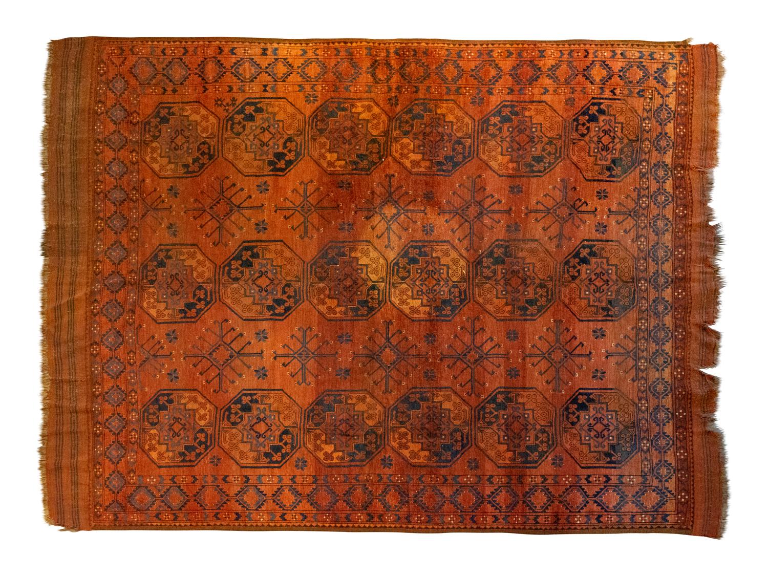 An Afghan Wool Rug