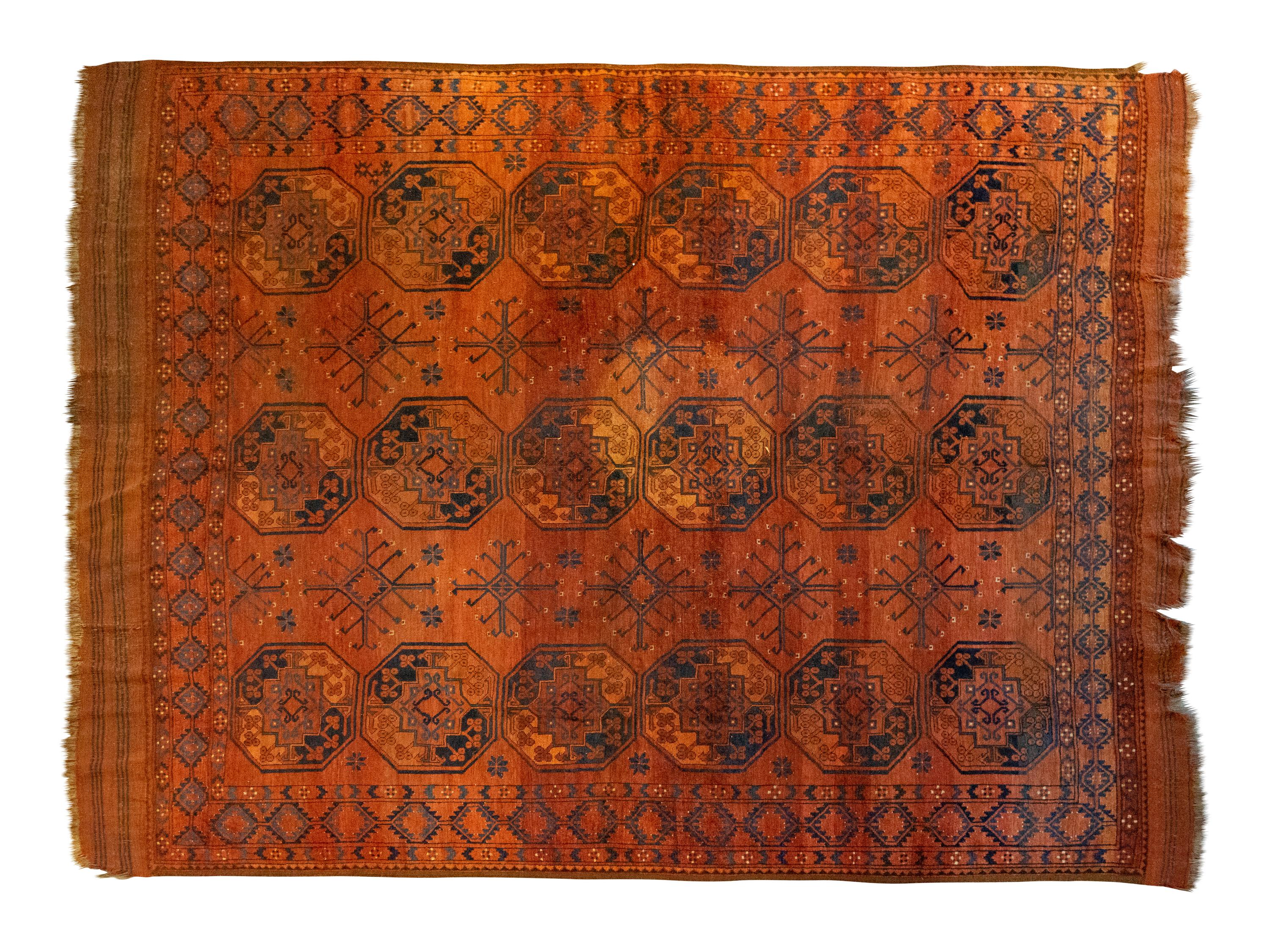 An Afghan Wool Rug