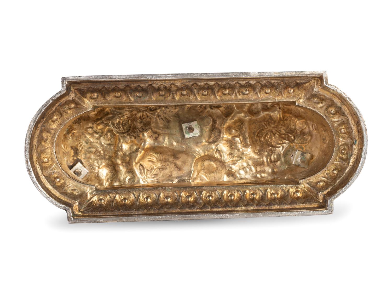 A Continental Silver Knight on Horseback