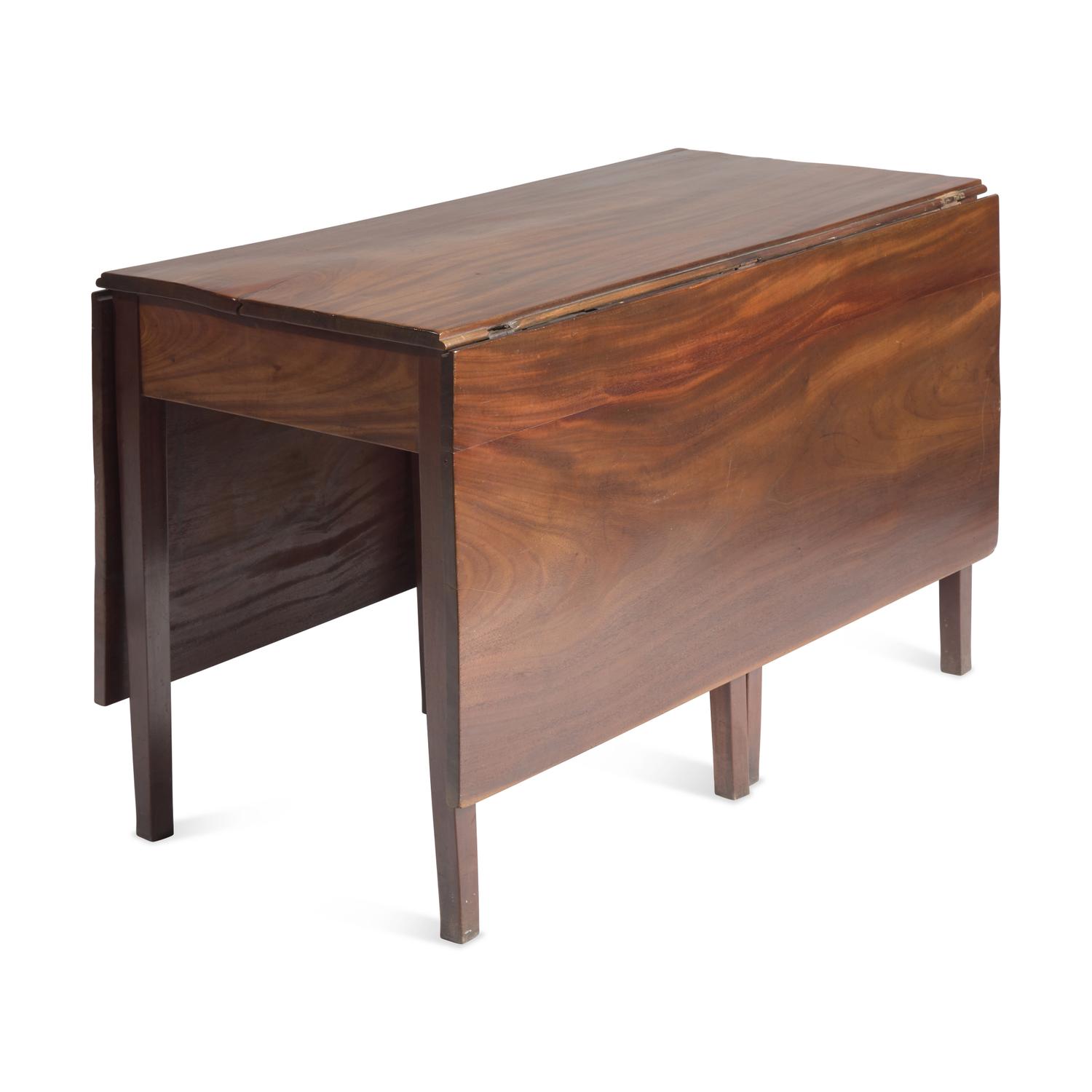 A George III Mahogany Drop-Leaf Table of Southern Interest
