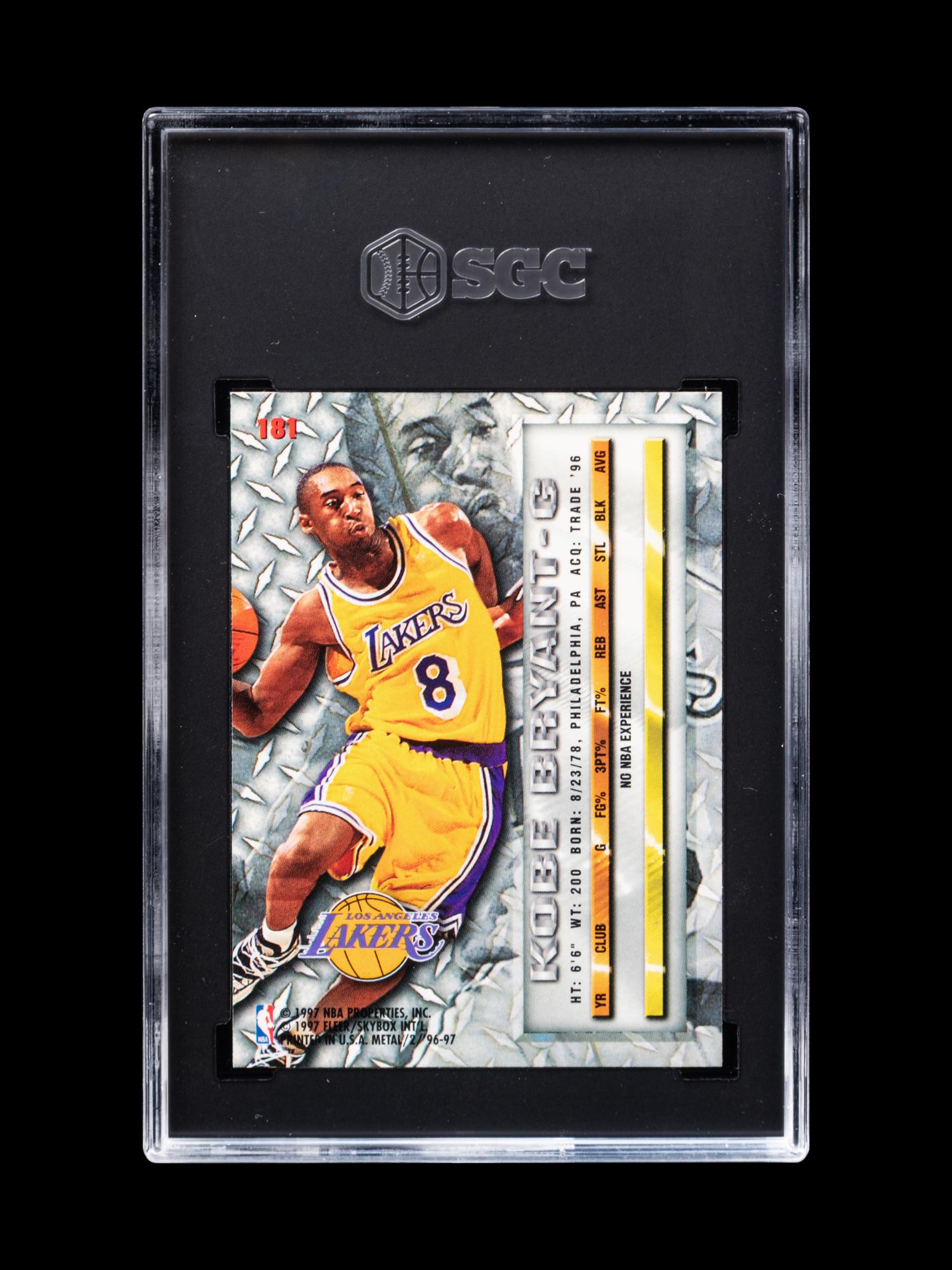 A Group of 1996-97 Fleer Metal Kobe Bryant Rookie Basketball Cards,