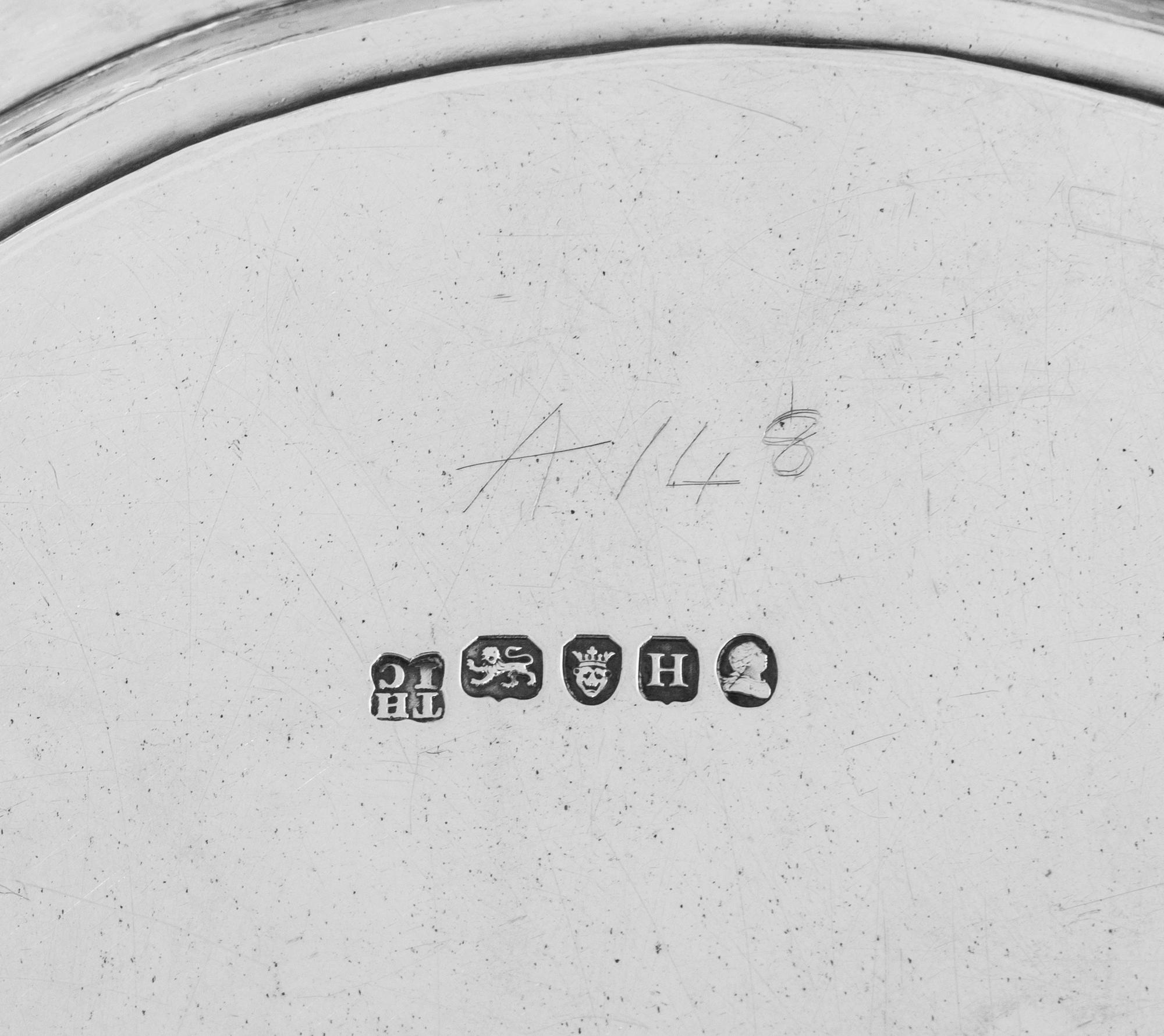A George III Silver Twin-Handled Waiter