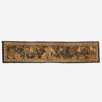 A Flemish Verdure Tapestry Fragment 18th century or earlier