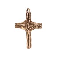 YELLOW GOLD CROSS PENDANT