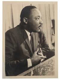 [KING, Martin Luther, Jr. (1929-1968]. CRUMP, Johnnie R. (1905-1975), photographer. Martin Luther King, Jr. Vicksburg, MS: ca 1960s.