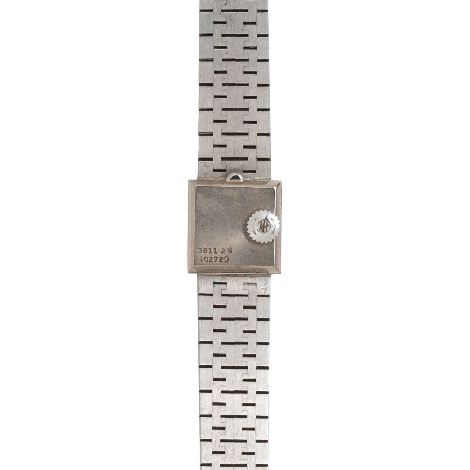 PIAGET, REF. 3811 18K WHITE GOLD AND DIAMOND WRISTWATCH