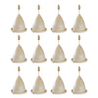 A Set of Twelve Mid-Century Light Fixtures 17" W x 17" D x 26" H — Czech Republic, Mid-20th Century