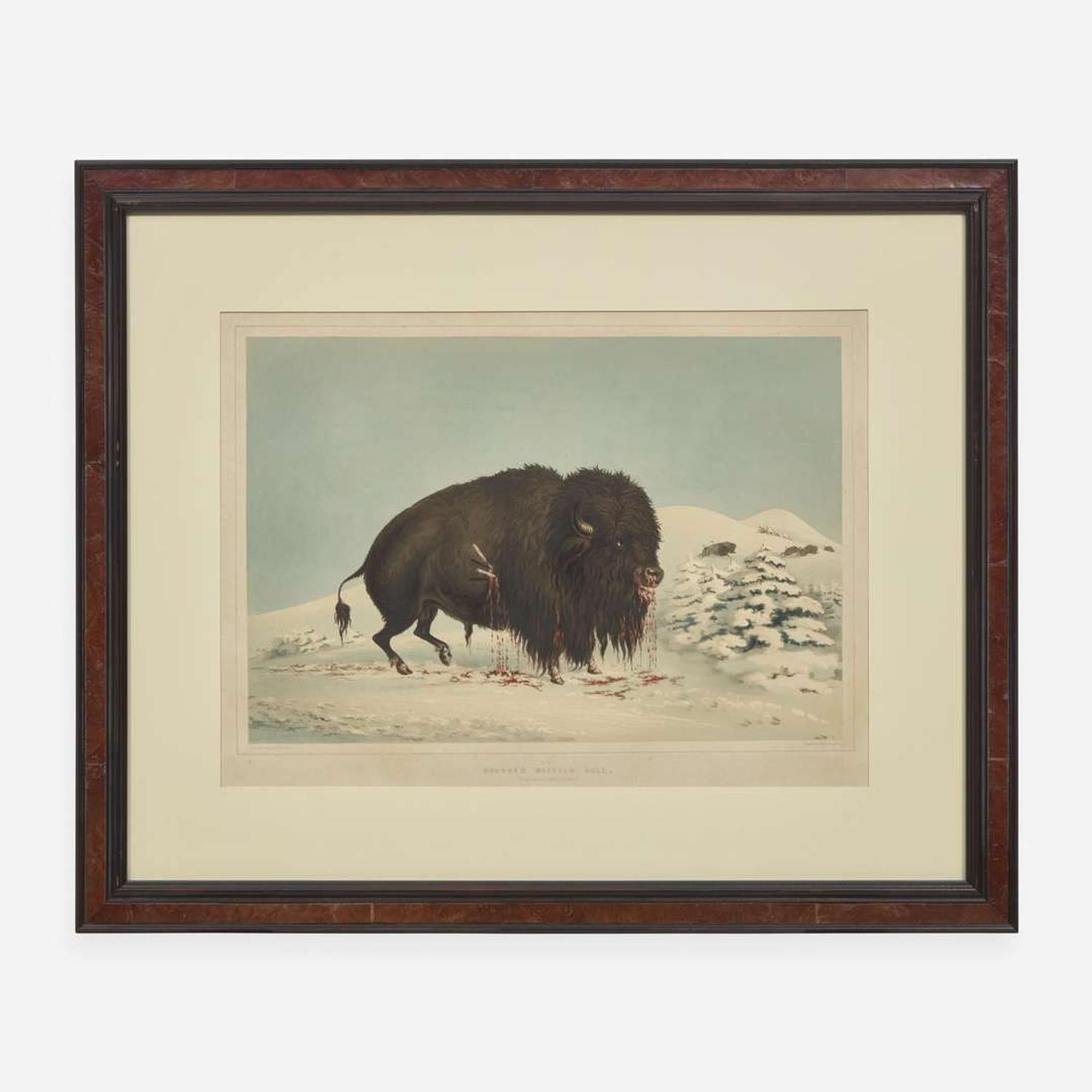 George Catlin (American, 1796-1872) Catlin's North American Indian Portfolio: Hunting Scenes and Amusements of the Rocky Mountains and Prairies of America