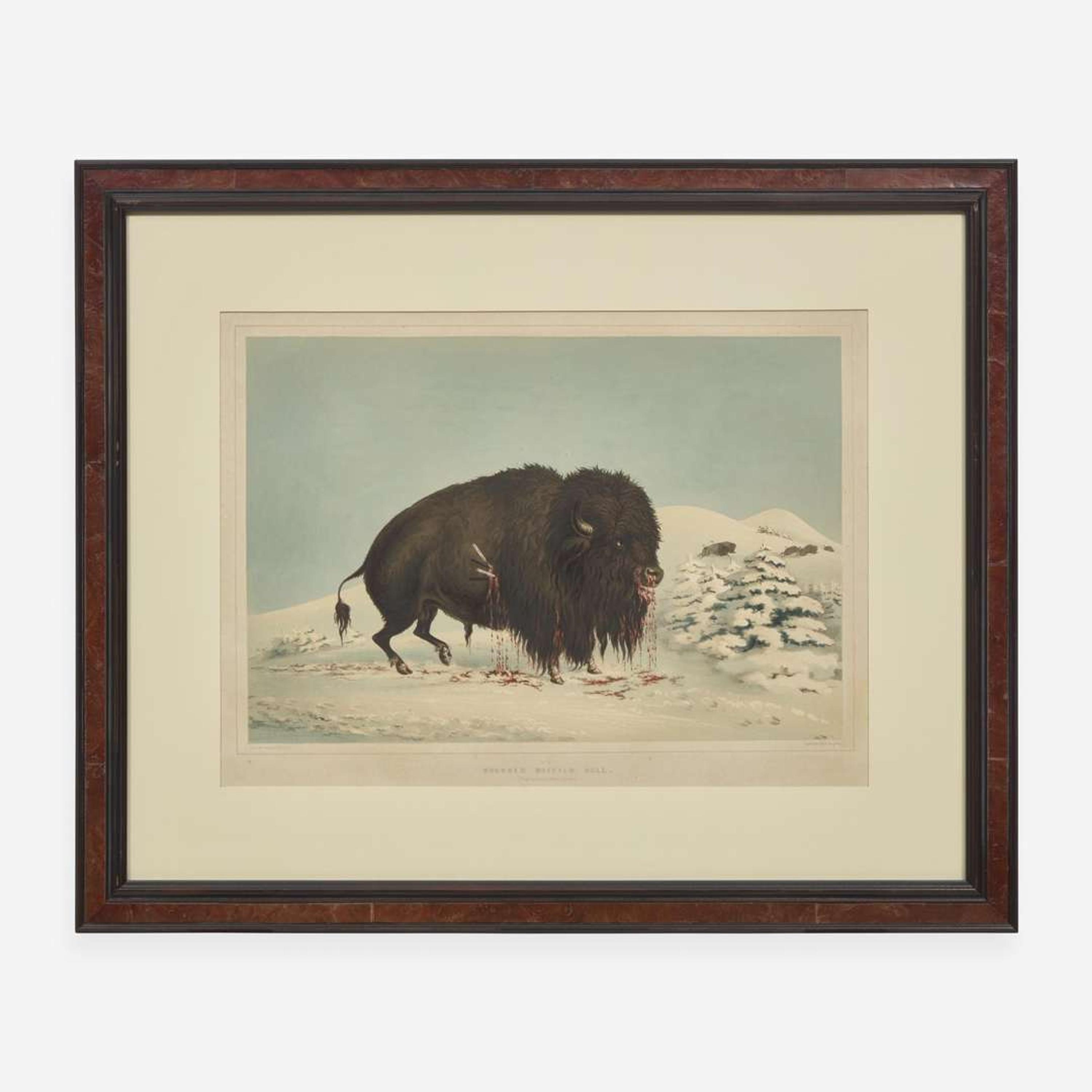 George Catlin (American, 1796-1872) Catlin's North American Indian Portfolio: Hunting Scenes and Amusements of the Rocky Mountains and Prairies of America