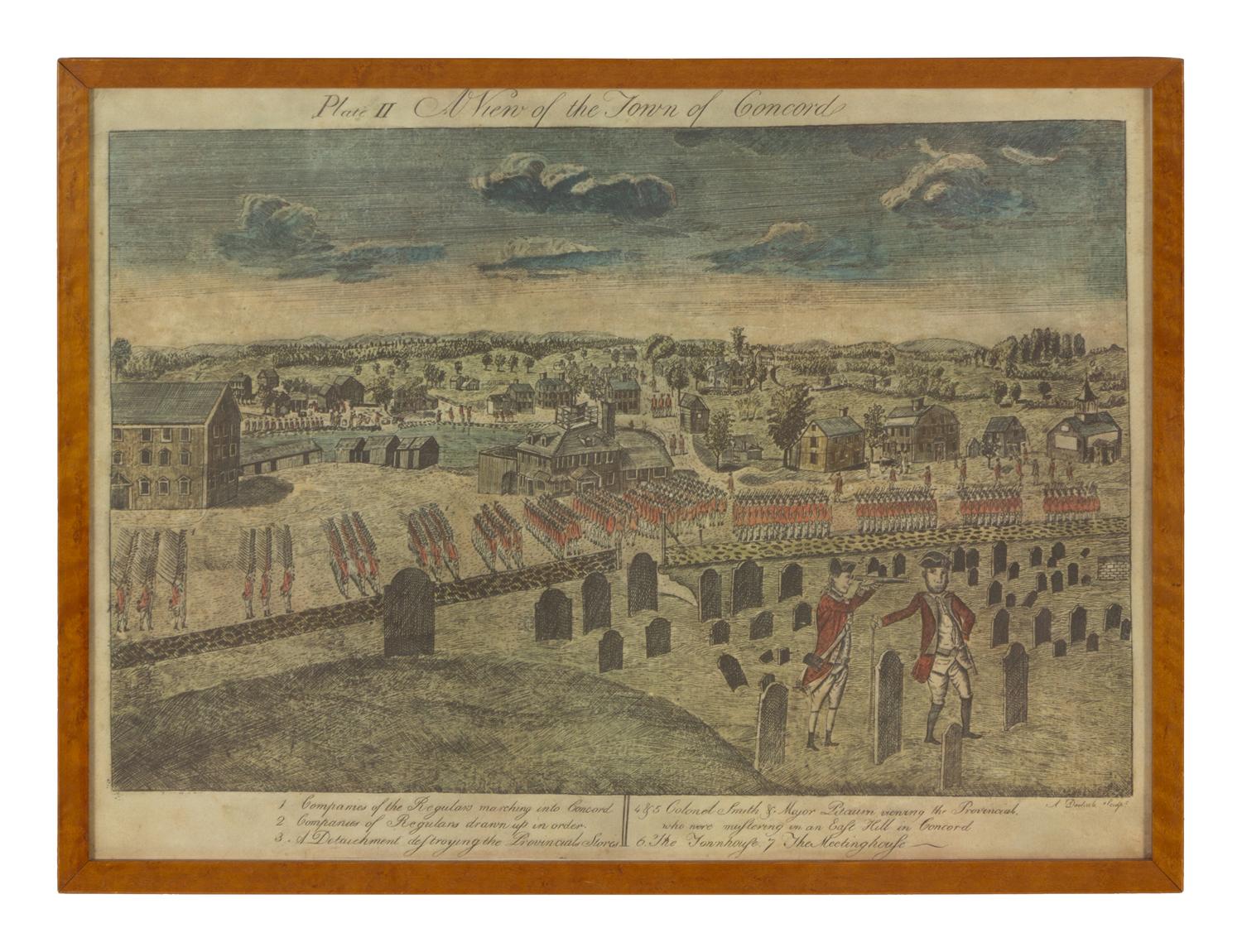 A Set of Four American Colored Prints