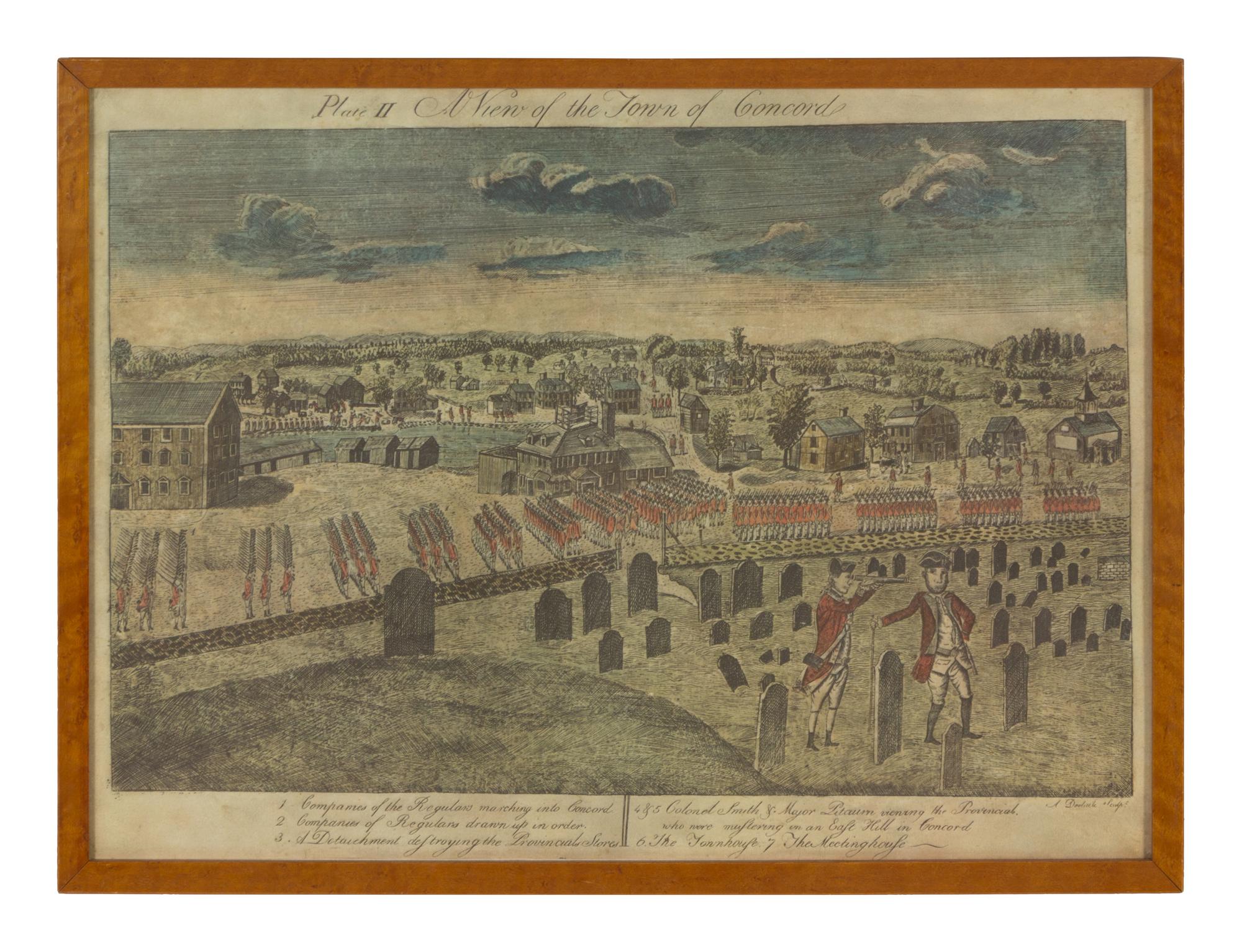 A Set of Four American Colored Prints