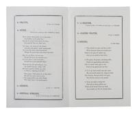 [CIVIL WAR]. Antietam grouping, incl. printed Order of Services for Funeral of Capt. Clark S. Simonds, 15th Mass, KIA Antietam. 23 September 1862.