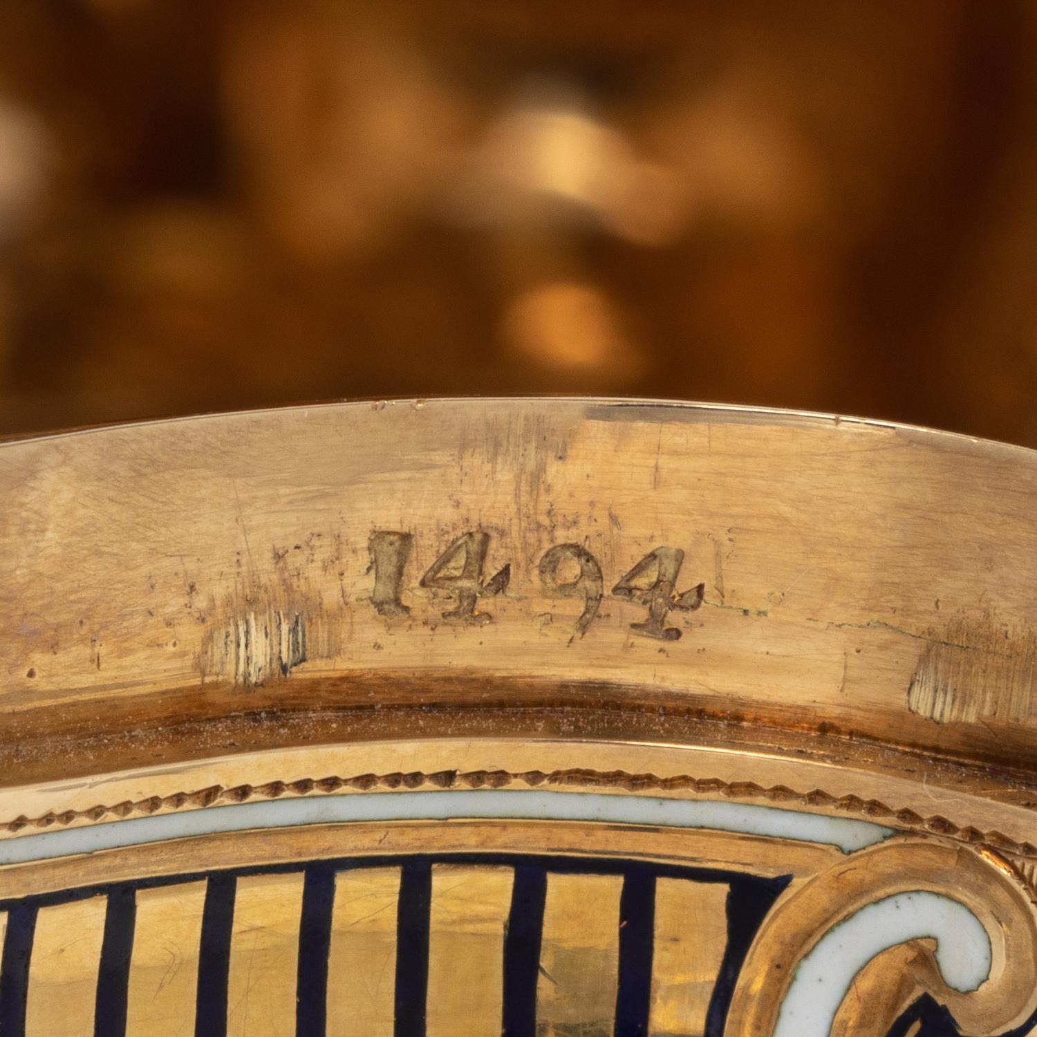 A German Gold and Enamel Snuff Box