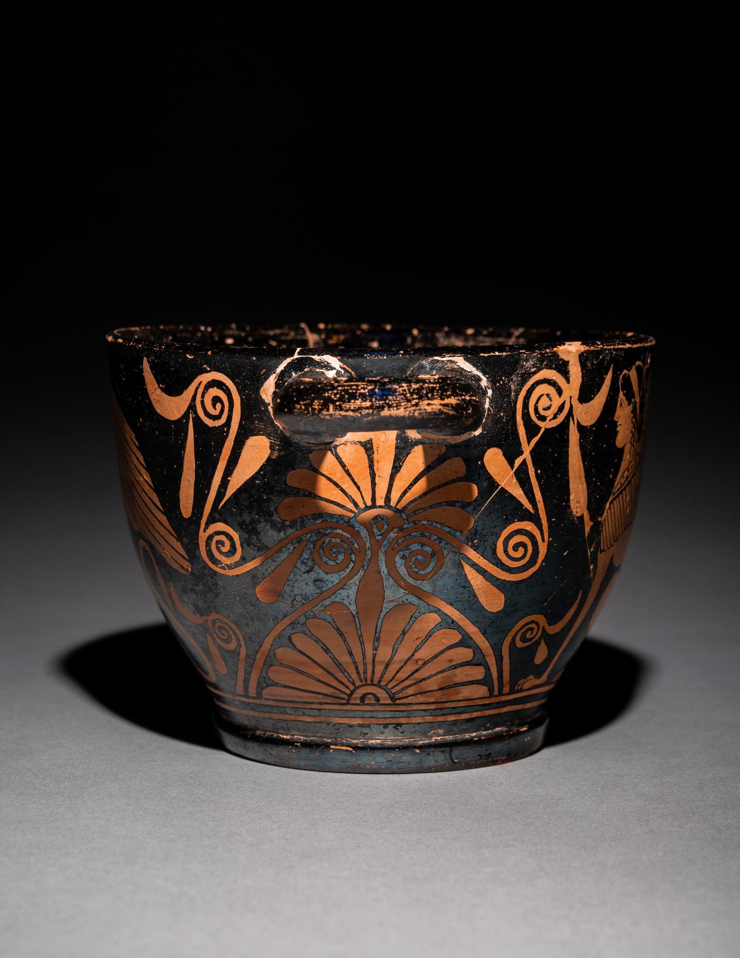 A Lucanian Red-Figured Skyphos
