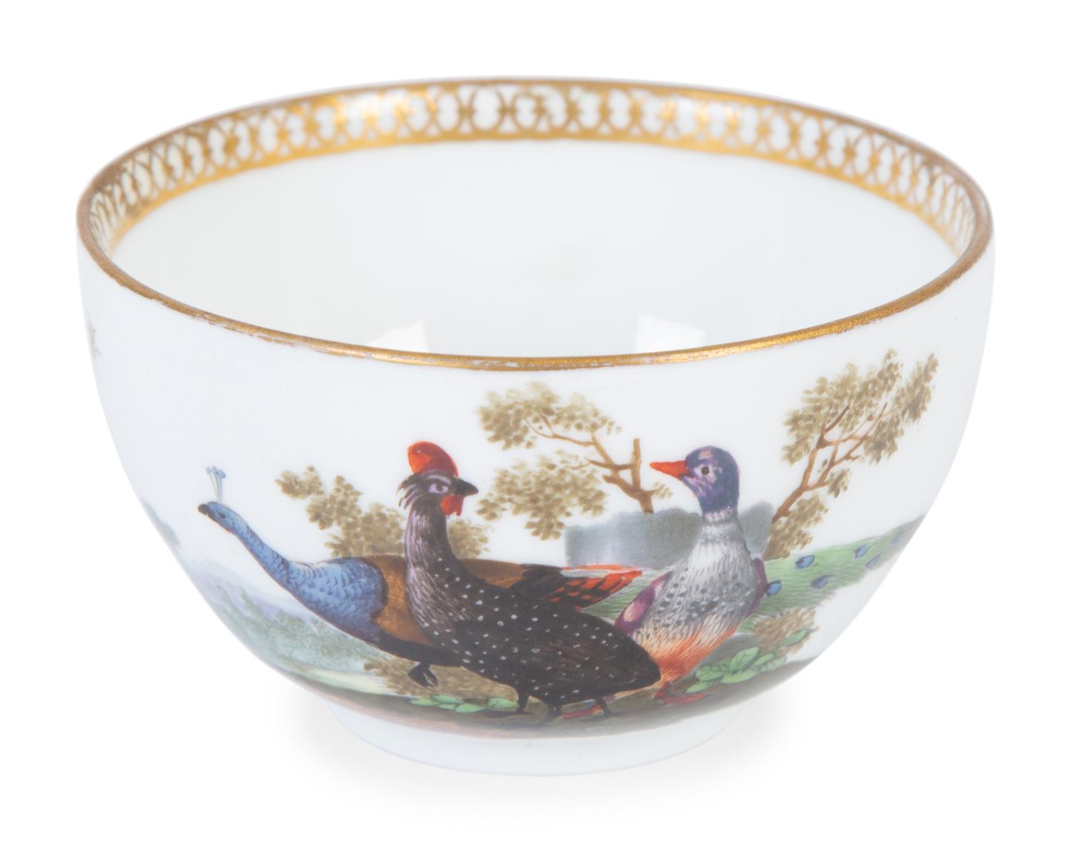 A Meissen Marcolini Period Porcelain Teacup and Undertray — 18TH CENTURY