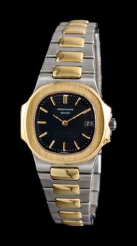An 18 Karat Yellow Gold and Stainless Steel Ref. 4700 Nautilus Wristwatch, Patek Philippe,