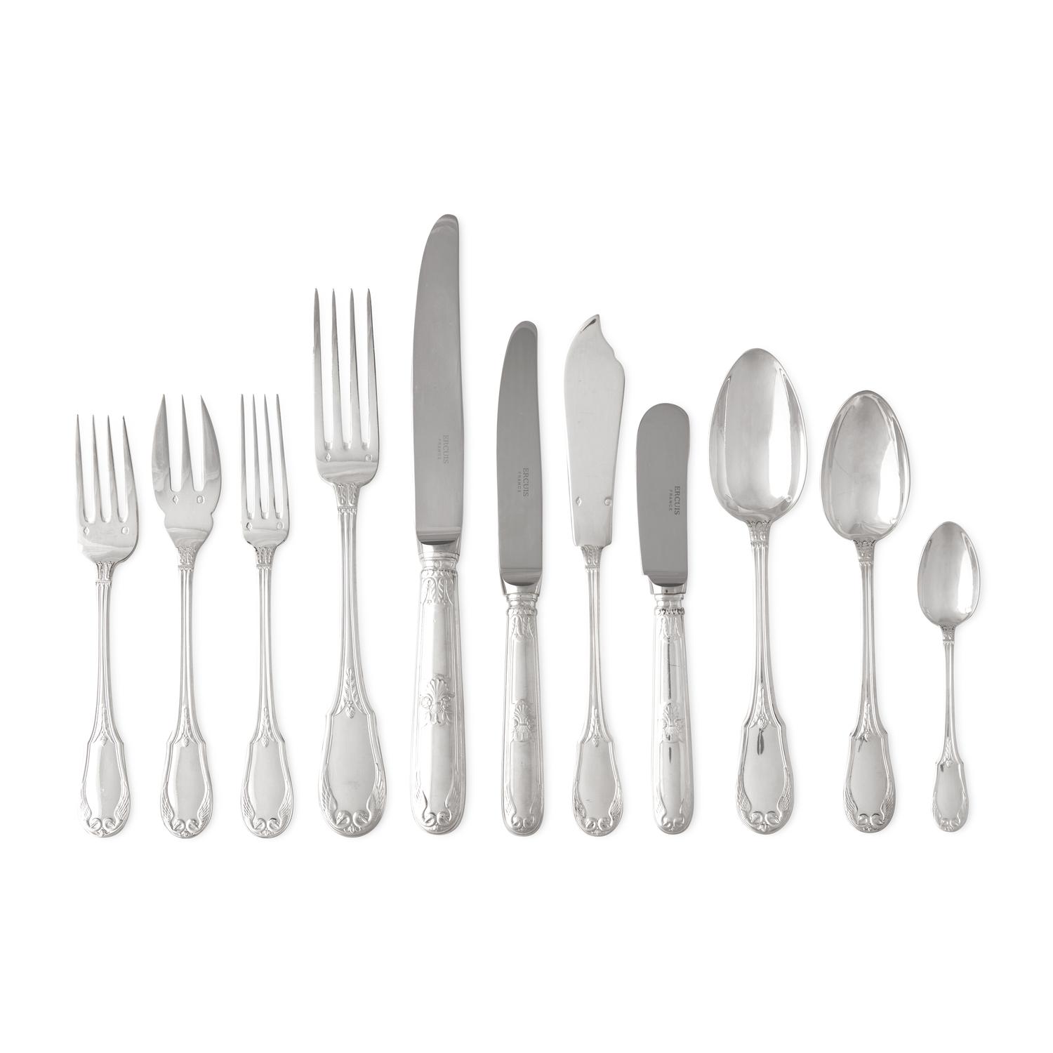A French Silver Flatware Service