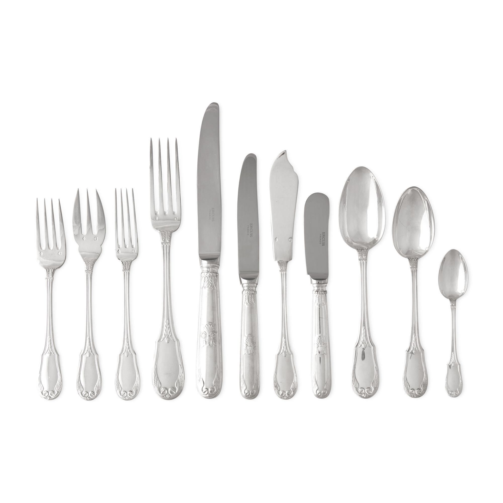 A French Silver Flatware Service