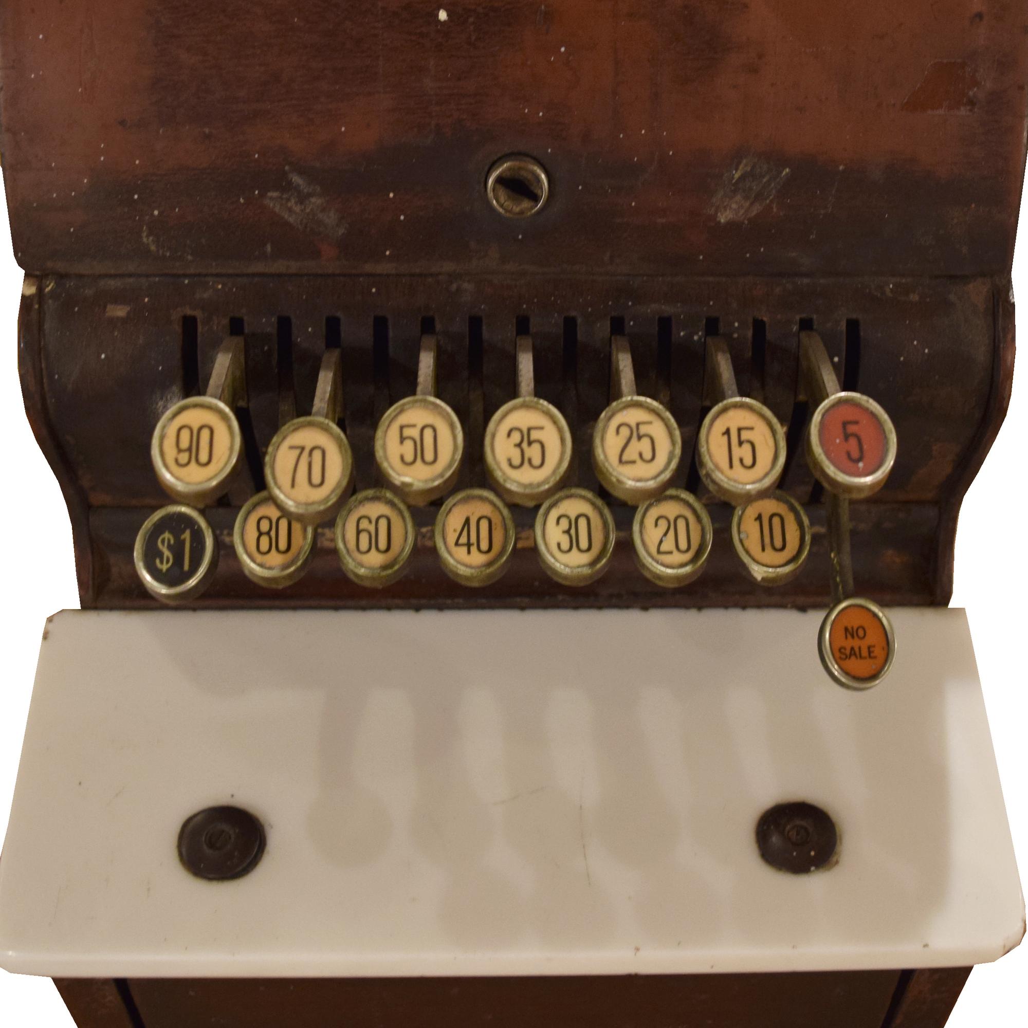A Cash Register by the National Cash Register Co. 12" W x 15" D x 17.5" H — United States, Early 20th Century