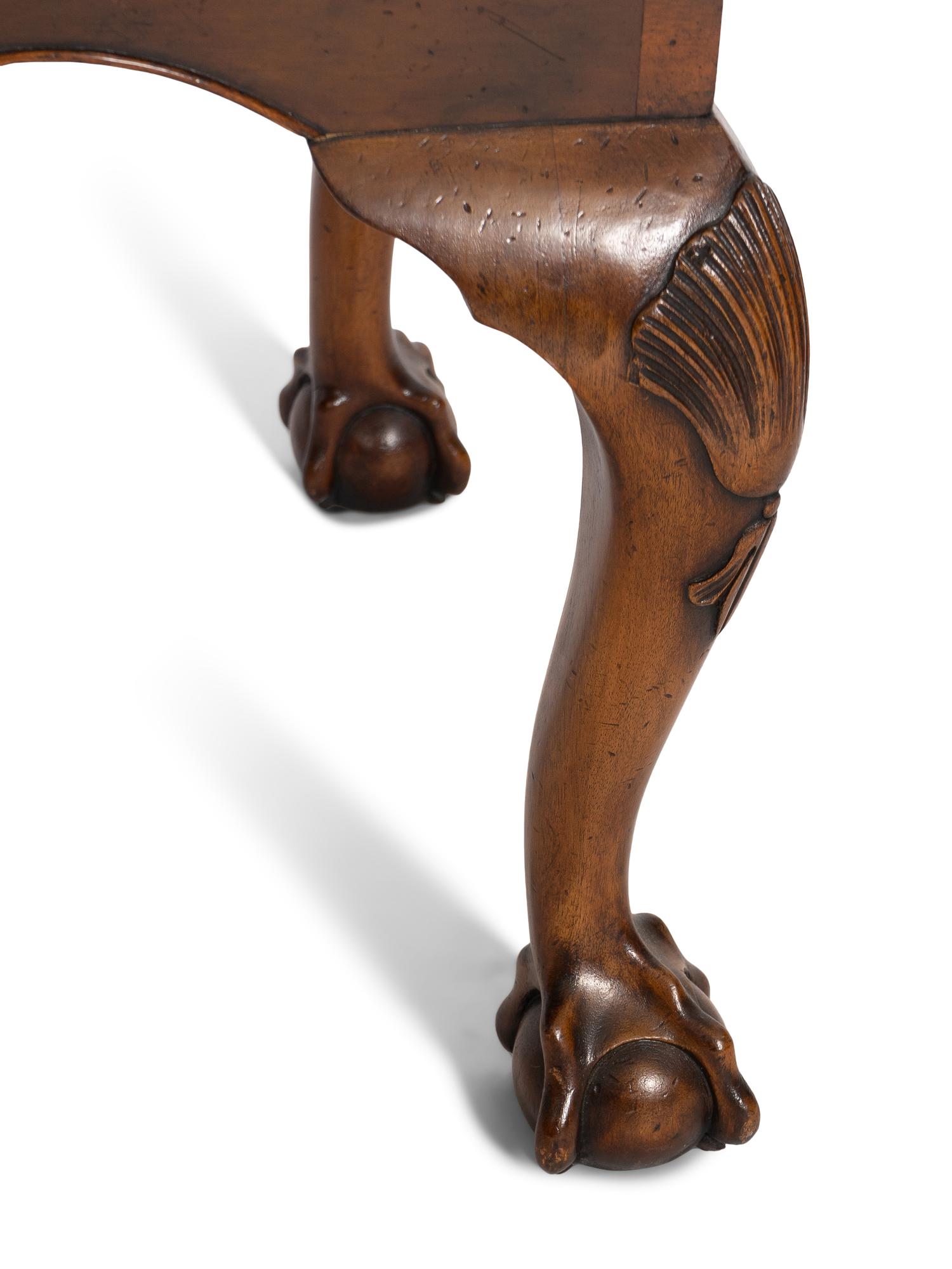 A George II Style Walnut Dressing Table