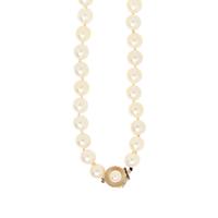 CULTURED PEARL AND DIAMOND JEWELRY SUITE