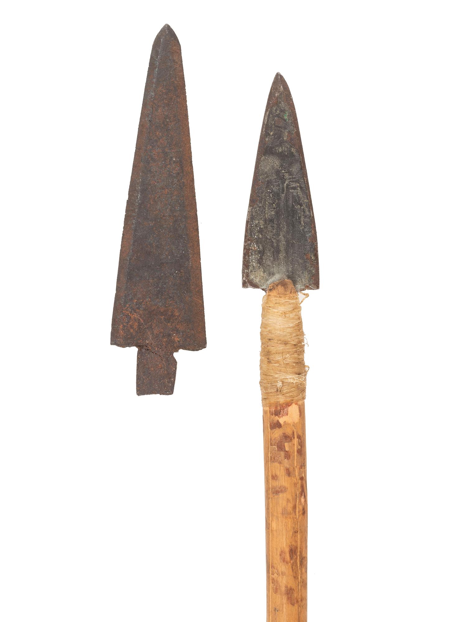Apache Bow, with Painted Arrow
