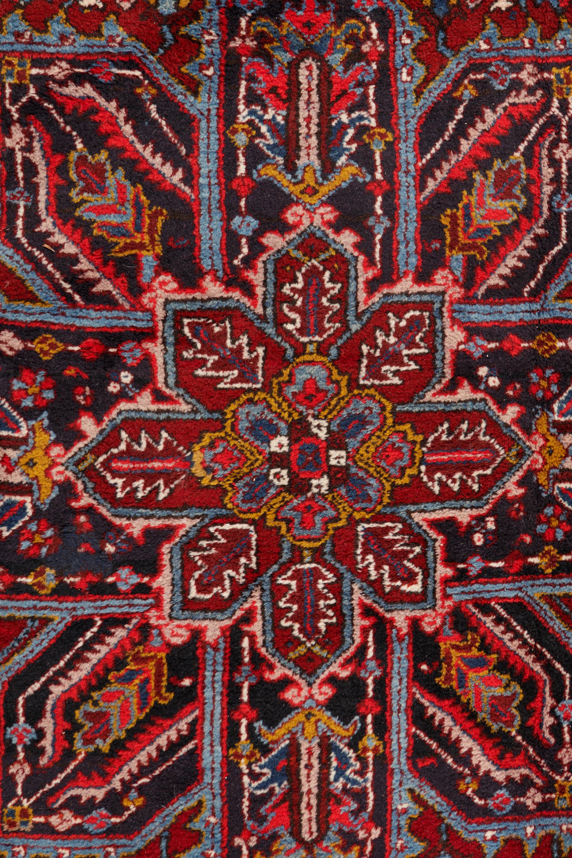 A Heriz Wool Rug