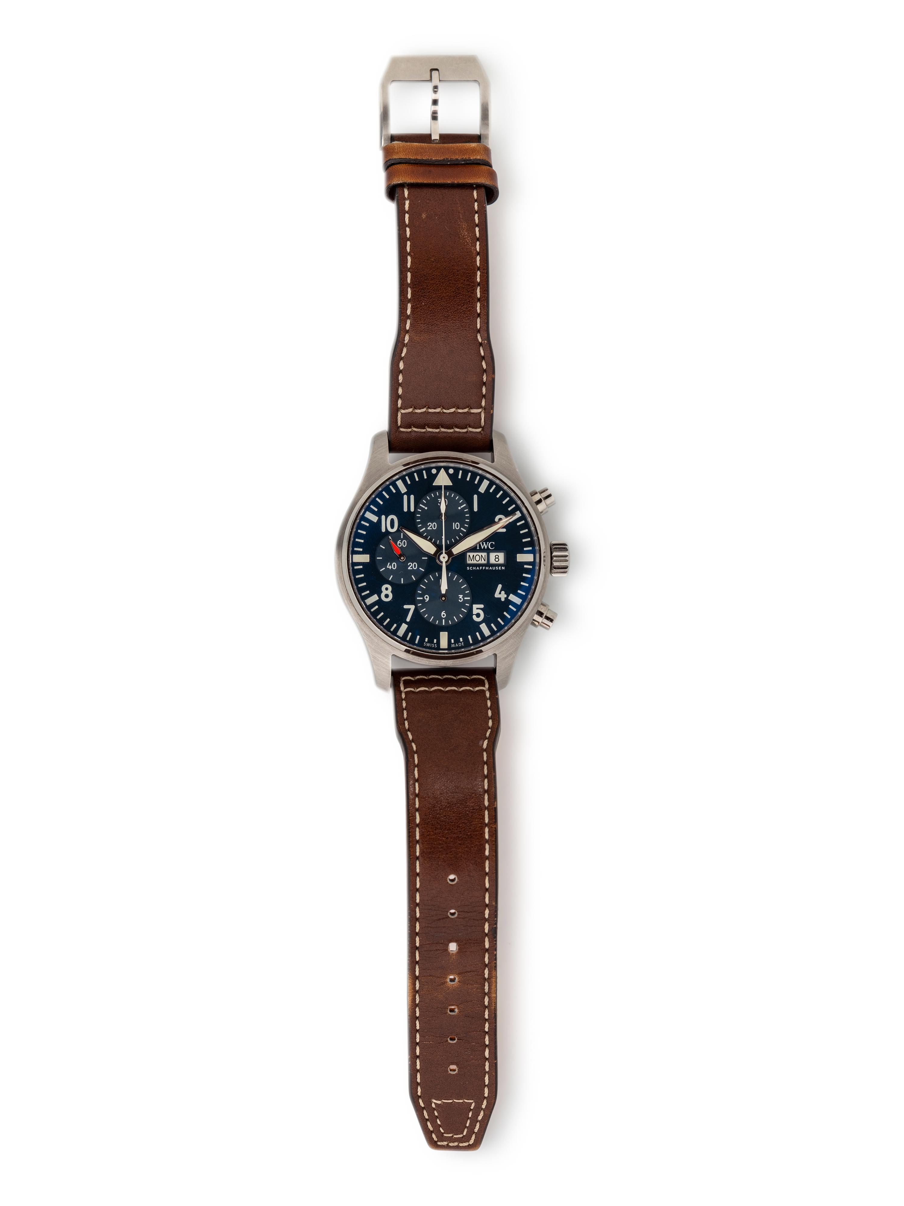 IWC, STAINLESS STEEL 'LE PETIT PRINCE EDITION PILOT' WATCH