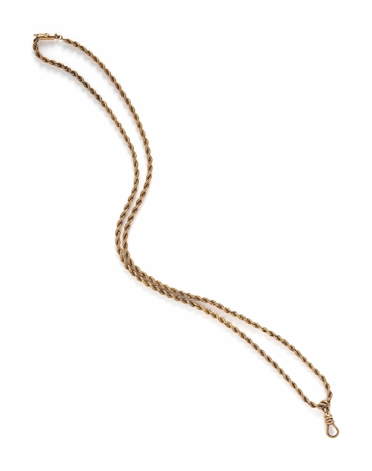 COLLECTION OF YELLOW GOLD NECKLACES