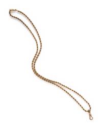 COLLECTION OF YELLOW GOLD NECKLACES