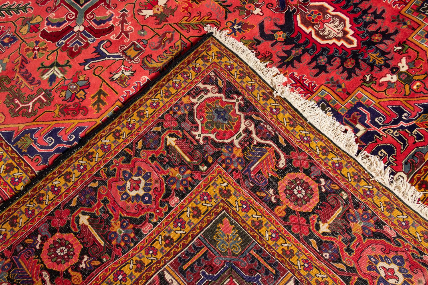 A Heriz Wool Rug