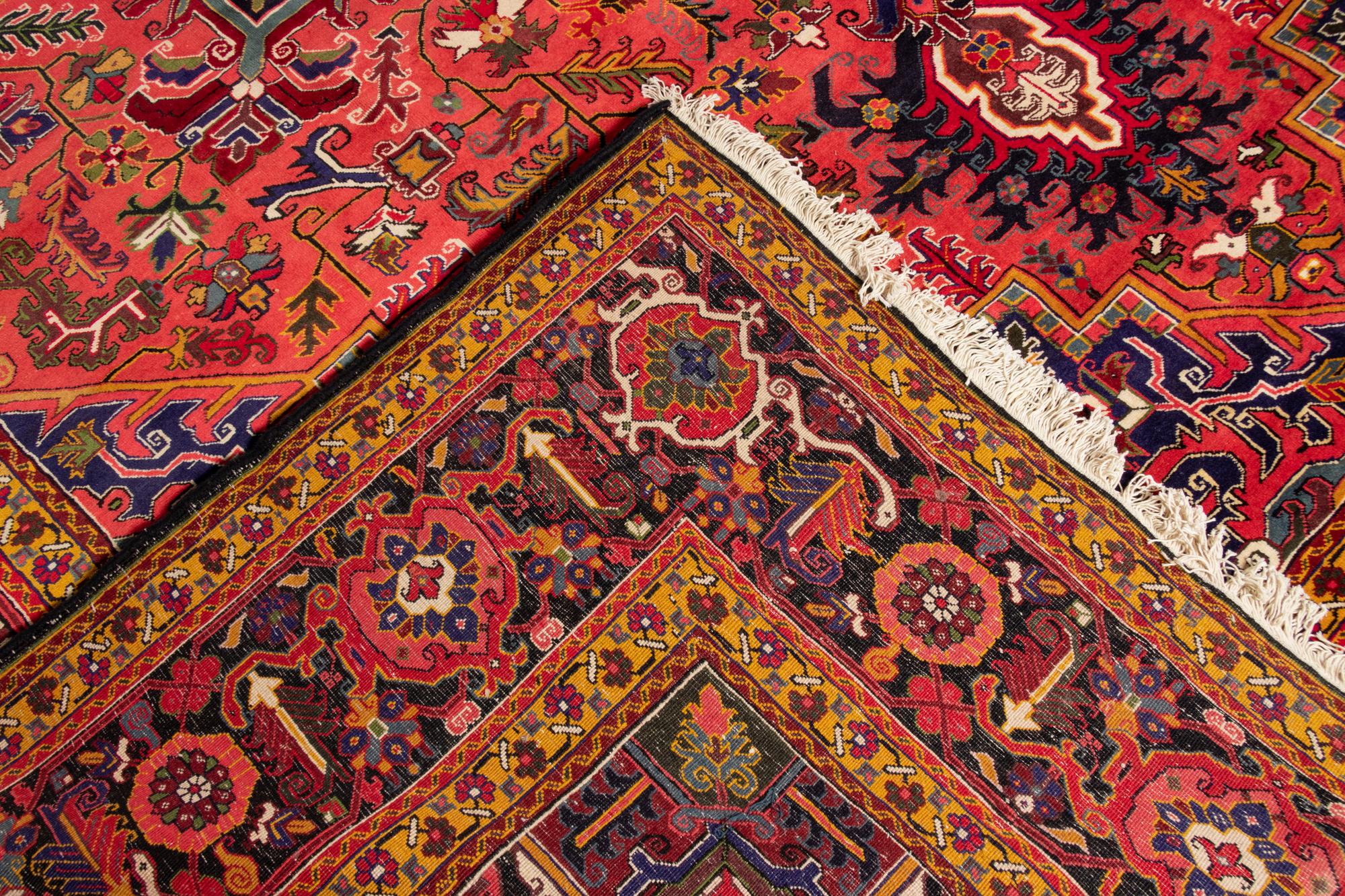 A Heriz Wool Rug