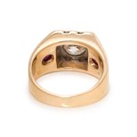 DIAMOND AND RUBY RING