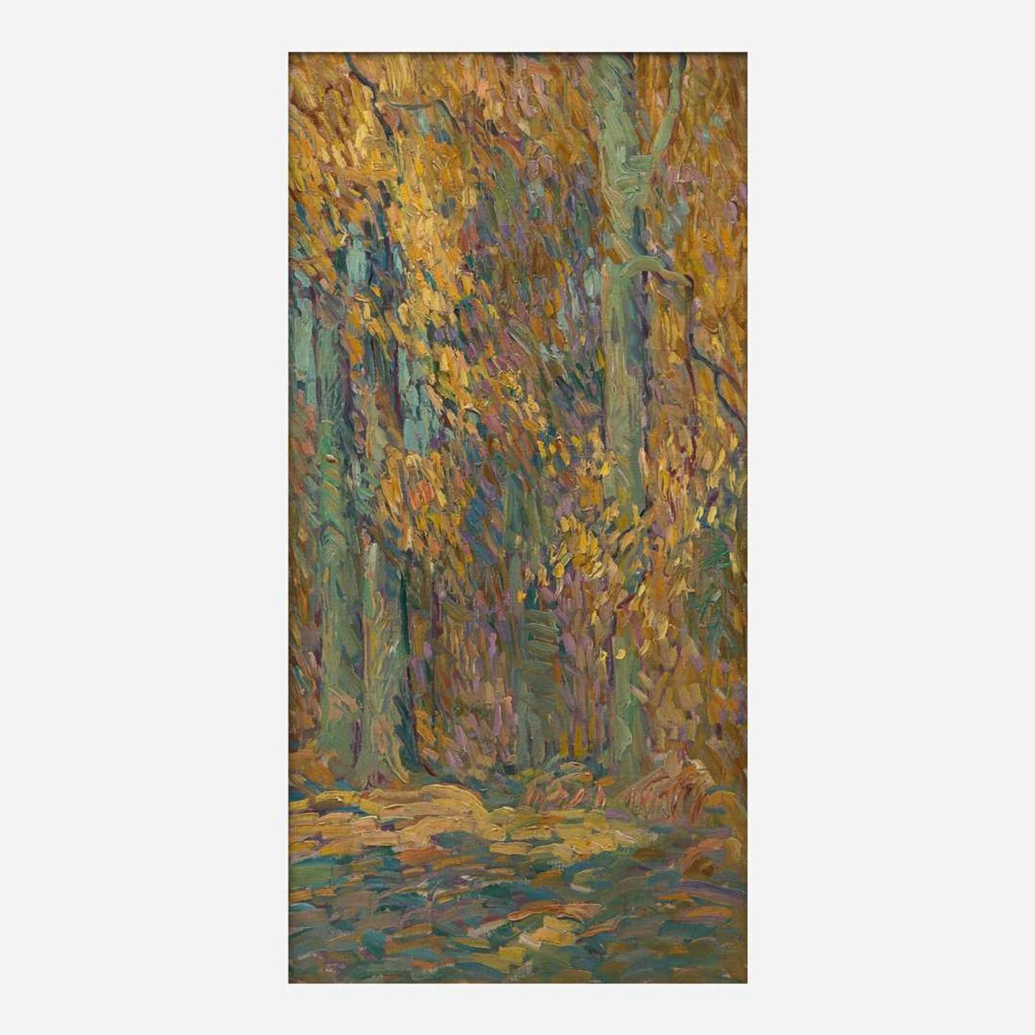 John Fulton Folinsbee (American, 1892–1972) Golden Afternoon (A Triptych)