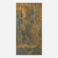 John Fulton Folinsbee (American, 1892–1972) Golden Afternoon (A Triptych)