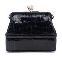 Judith Leiber Black Alligator Bag