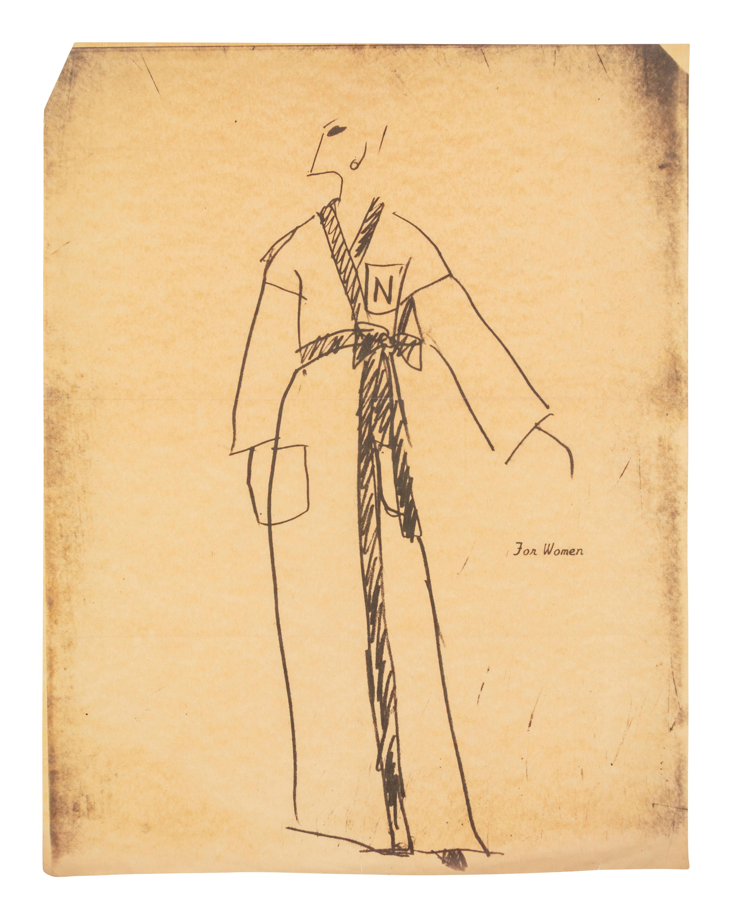 A Large Group of Norell Fashion Sketches