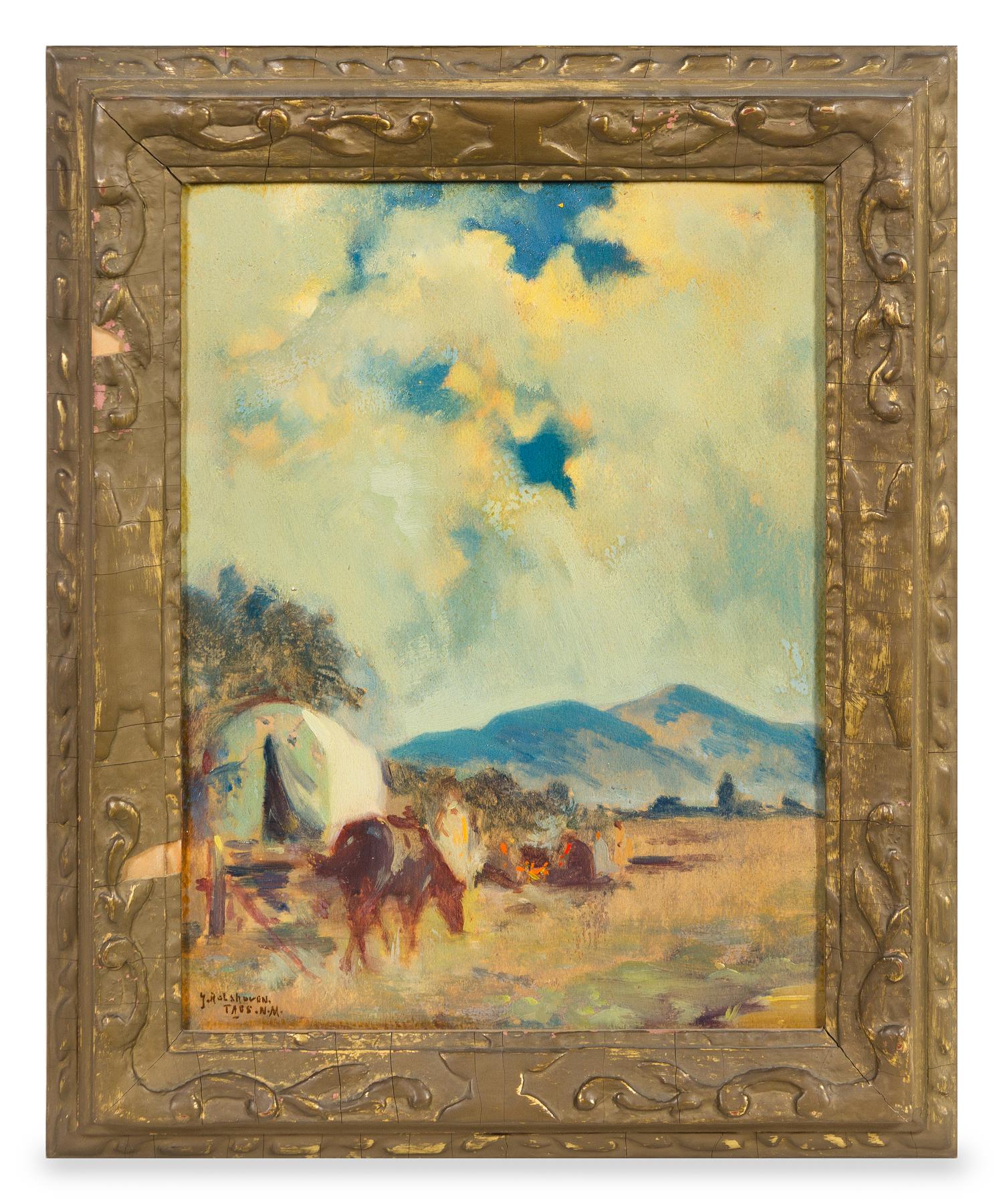 Julius Rolshoven, (American, 1858-1930), On the Trail