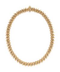 GOLD AND DIAMOND NECKLACE