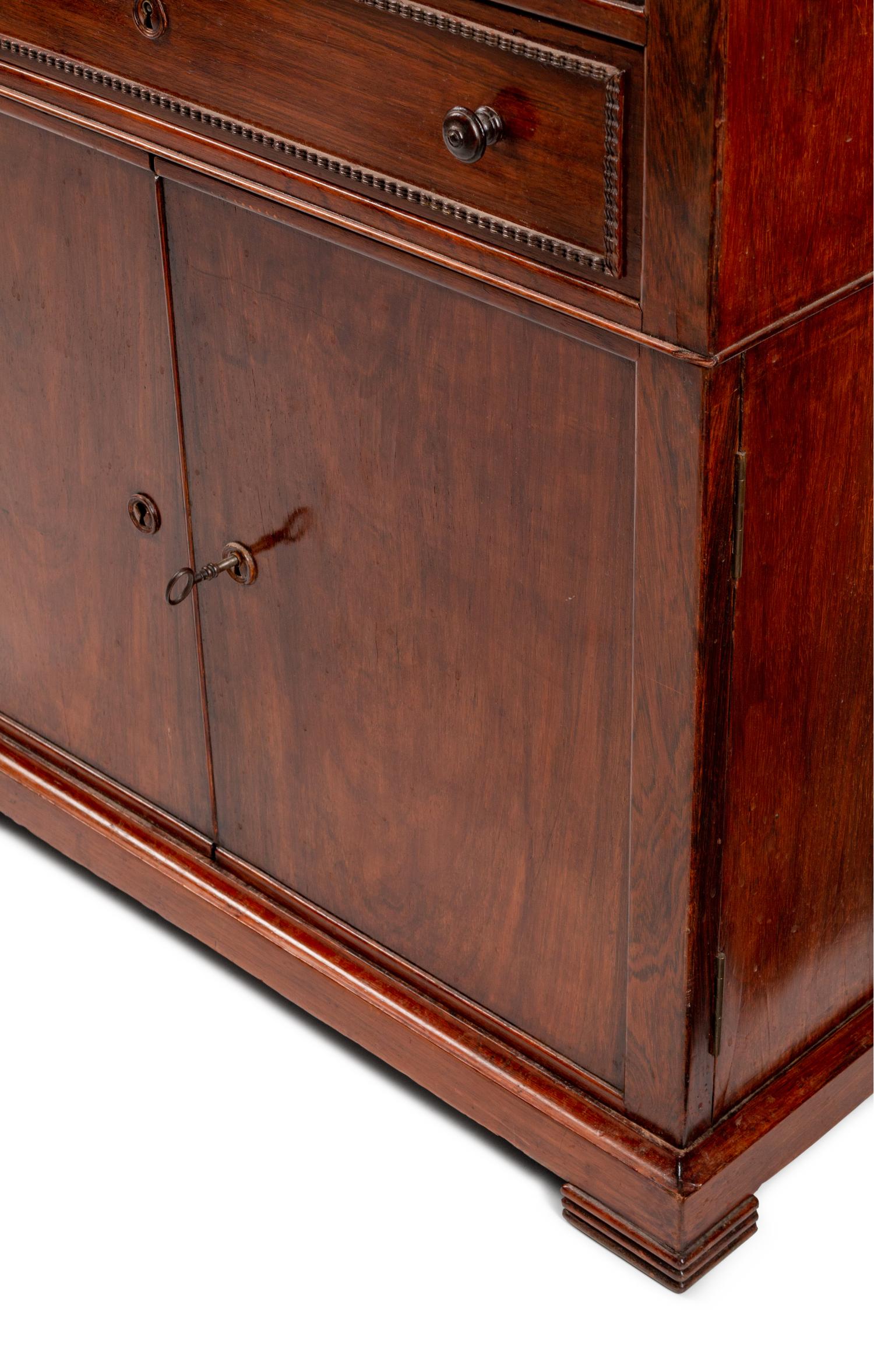 An English Rosewood Bar Cabinet — 19TH CENTURY